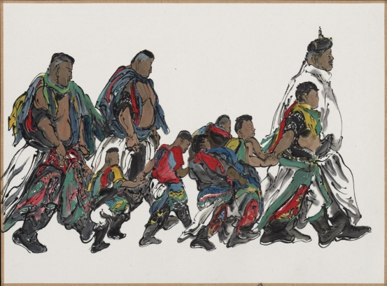 “走遍中国——中国文促会好意思术家写生创作行动”作品之三