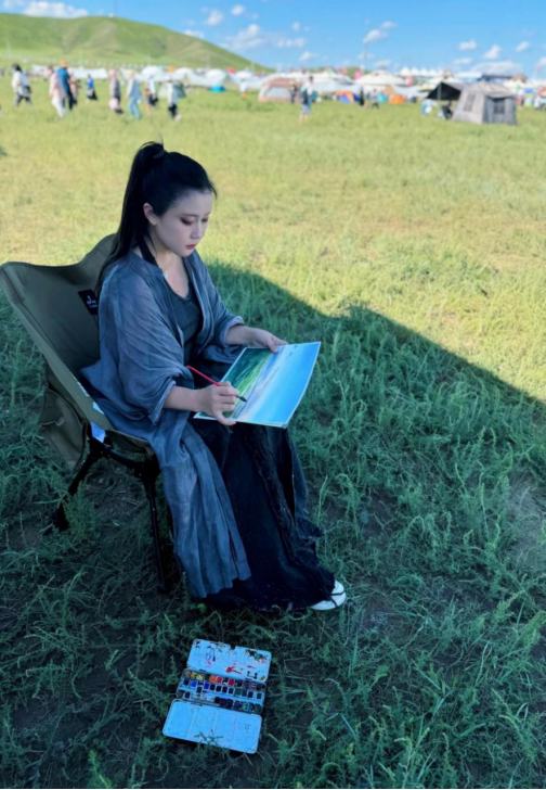 “走遍中国——中国文促会好意思术家写生创作行动”作品之三