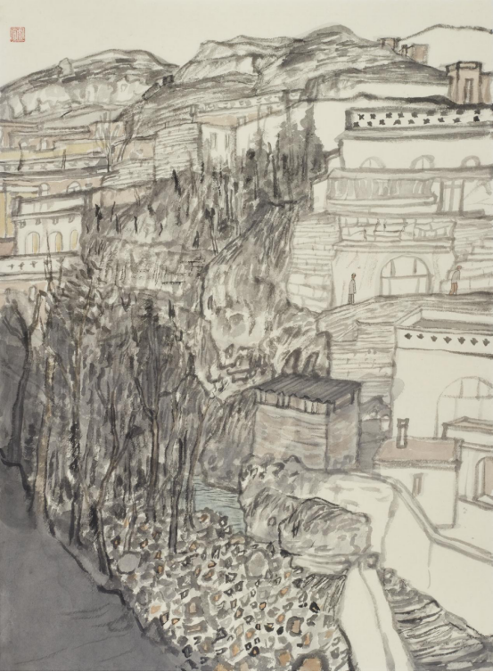 “走遍中国——中国文促会好意思术家写生创作行动”作品之三