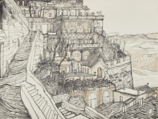 “走遍中国——中国文促会好意思术家写生创作行动”作品之三