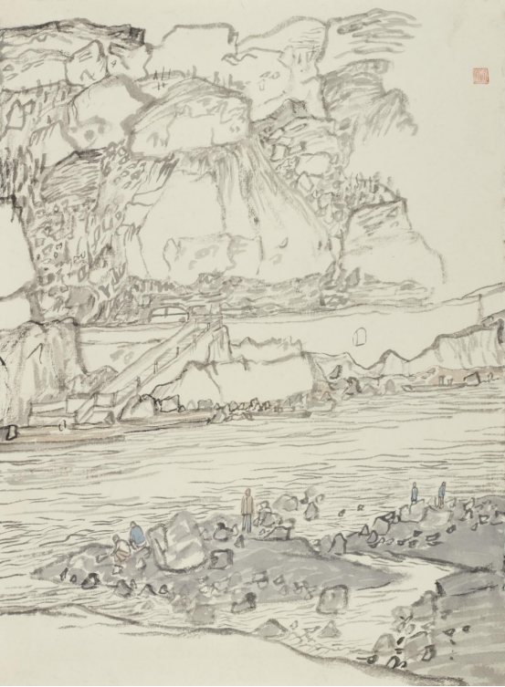 “走遍中国——中国文促会好意思术家写生创作行动”作品之三