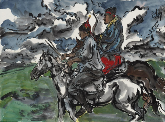 “走遍中国——中国文促会好意思术家写生创作行动”作品之三