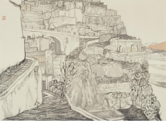 “走遍中国——中国文促会好意思术家写生创作行动”作品之三