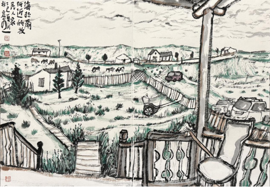 “走遍中国——中国文促会好意思术家写生创作行动”作品之三