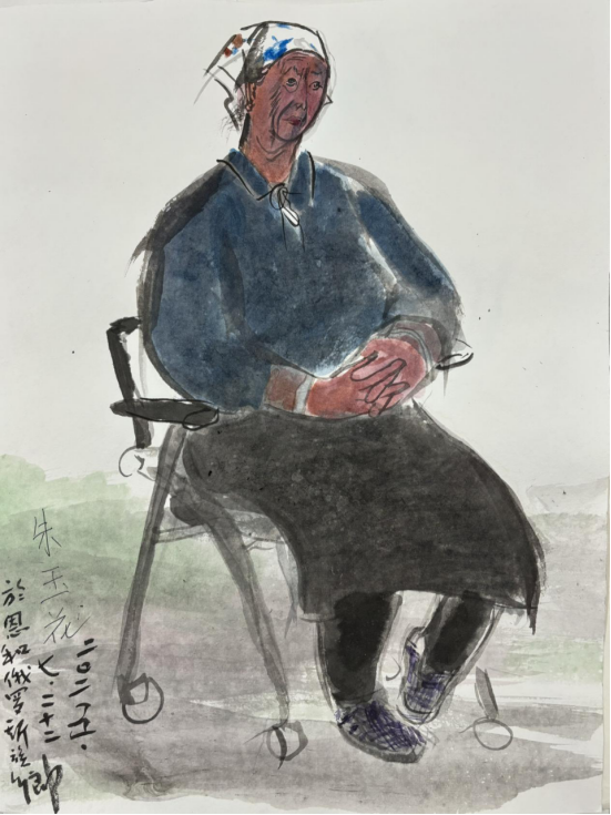 “走遍中国——中国文促会好意思术家写生创作行动”作品之三