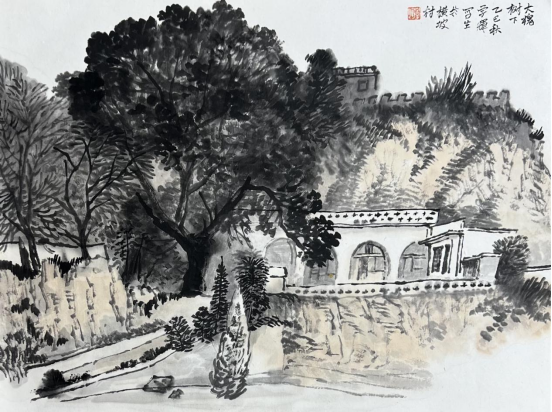 “走遍中国——中国文促会好意思术家写生创作行动”作品之三