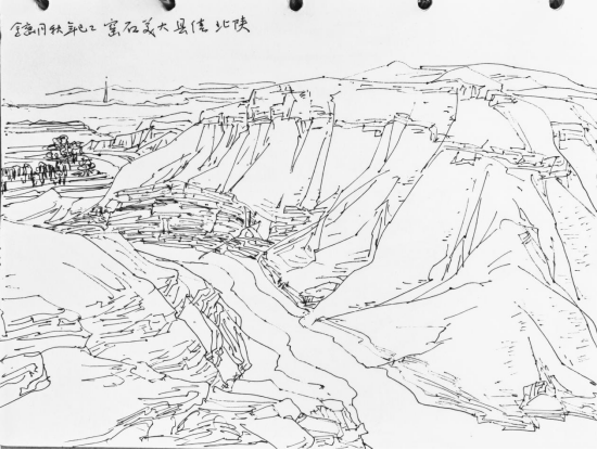 “走遍中国——中国文促会好意思术家写生创作行动”作品之三