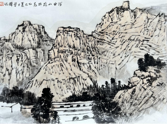 “走遍中国——中国文促会好意思术家写生创作行动”作品之三