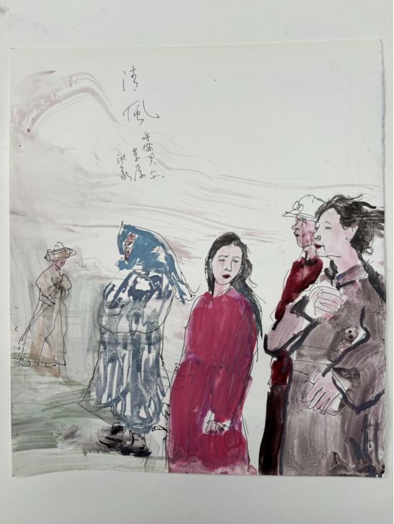 “走遍中国——中国文促会好意思术家写生创作行动”作品之三