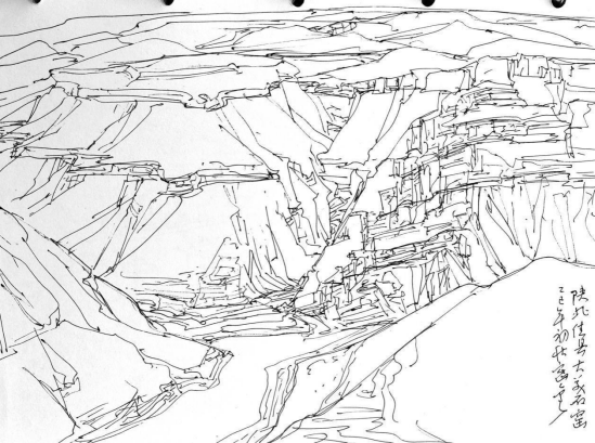 “走遍中国——中国文促会好意思术家写生创作行动”作品之三