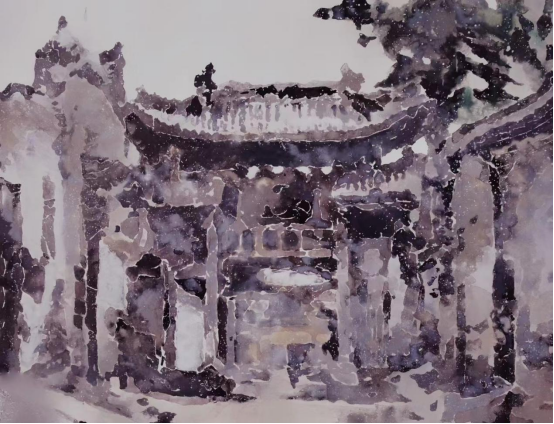 “走遍中国——中国文促会好意思术家写生创作行动”作品之三