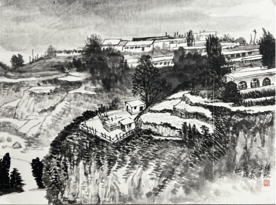 “走遍中国——中国文促会好意思术家写生创作行动”作品之三