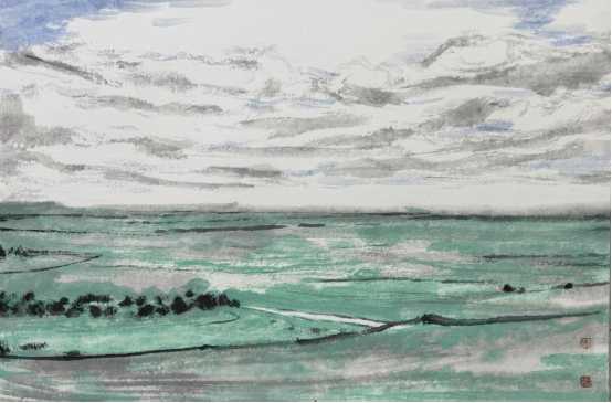 “走遍中国——中国文促会好意思术家写生创作行动”作品之三