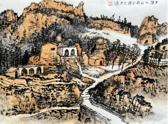 “走遍中国——中国文促会好意思术家写生创作行动”作品之三