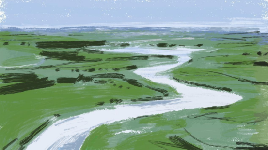 “走遍中国——中国文促会好意思术家写生创作行动”作品之三