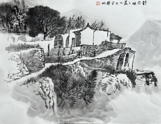 “走遍中国——中国文促会好意思术家写生创作行动”作品之三