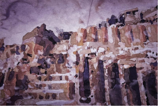 “走遍中国——中国文促会好意思术家写生创作行动”作品之三