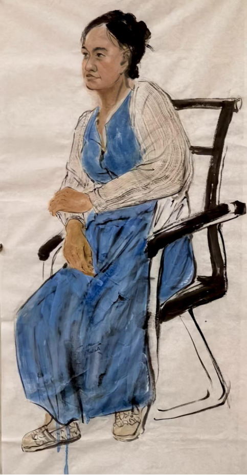 “走遍中国——中国文促会好意思术家写生创作行动”作品之三