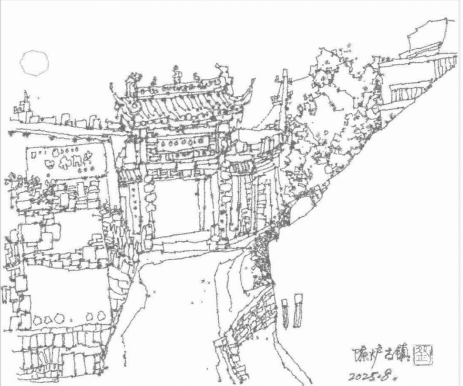 “走遍中国——中国文促会好意思术家写生创作行动”作品之三