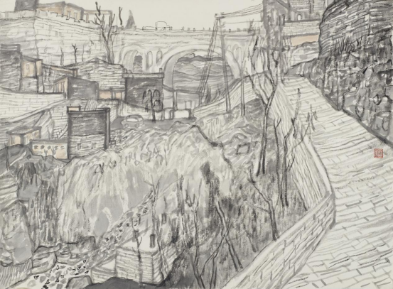 “走遍中国——中国文促会好意思术家写生创作行动”作品之三