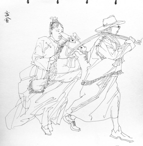 “走遍中国——中国文促会好意思术家写生创作行动”作品之三