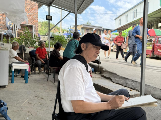 “走遍中国——中国文促会好意思术家写生创作行动”作品之三