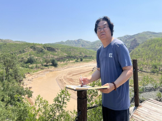 “走遍中国——中国文促会好意思术家写生创作行动”作品之三