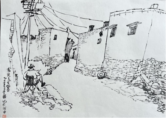 “走遍中国——中国文促会好意思术家写生创作行动”作品之三