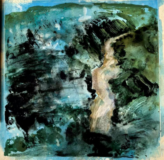 “走遍中国——中国文促会好意思术家写生创作行动”作品之三