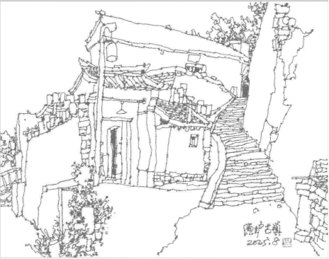 “走遍中国——中国文促会好意思术家写生创作行动”作品之三