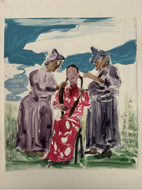 “走遍中国——中国文促会好意思术家写生创作行动”作品之三