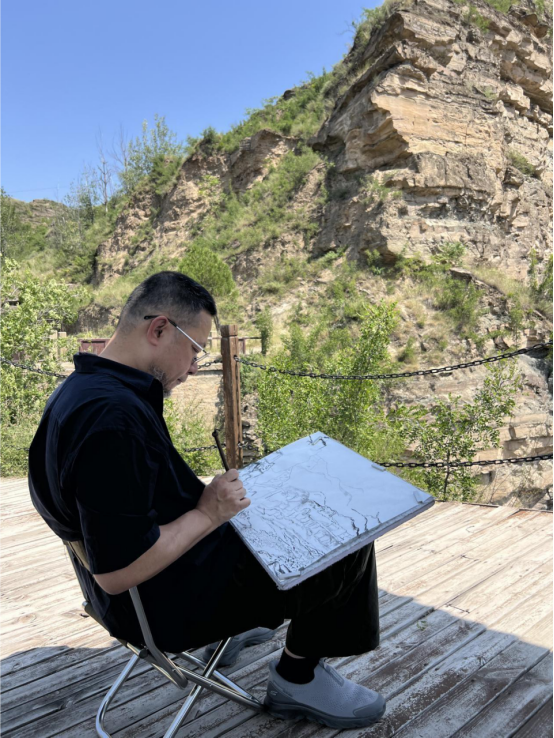 “走遍中国——中国文促会好意思术家写生创作行动”作品之三