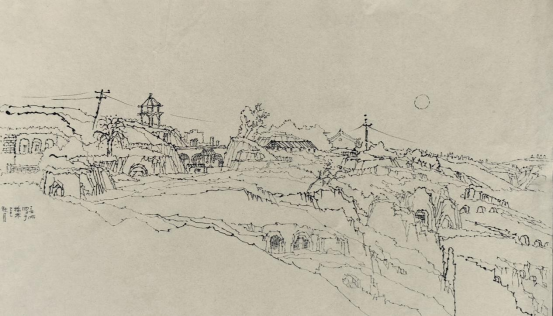 “走遍中国——中国文促会好意思术家写生创作行动”作品之三