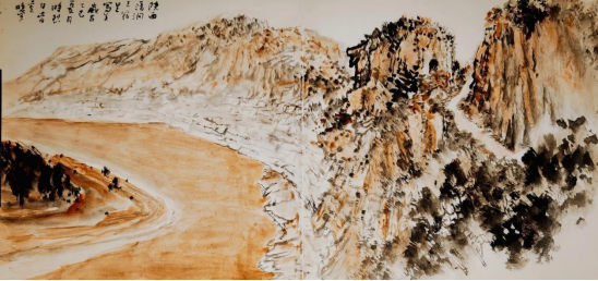 “走遍中国——中国文促会好意思术家写生创作行动”作品之三